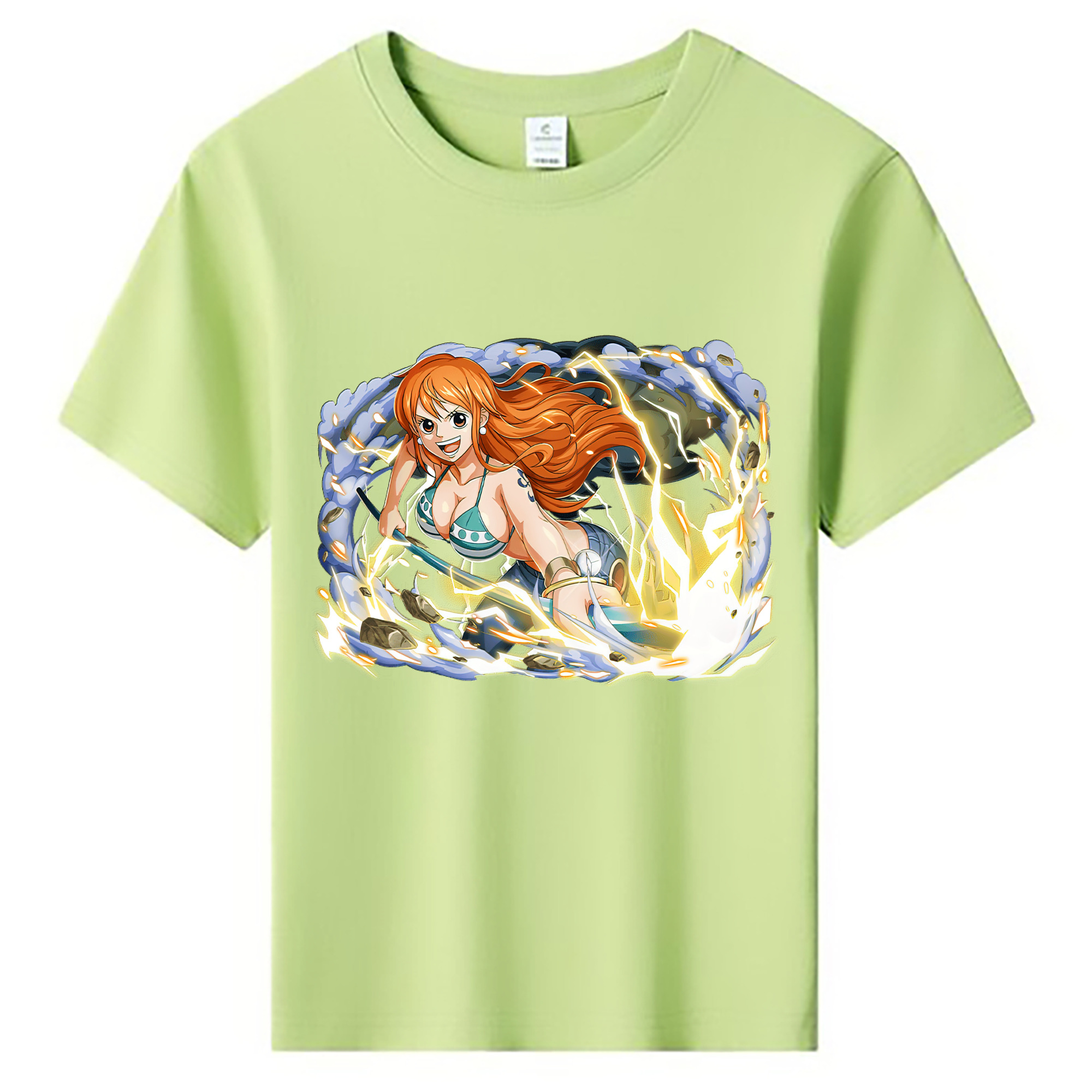ワンピース ナミ ONE PIECE Nami 綿100％キッズTシャツ（フロントプリント）